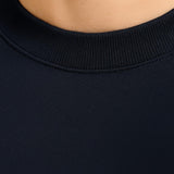 Heren T-shirt van katoen – Ademend, korte mouwen, ronde hals – Marineblauw