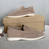 Elegante suède herenloafers
