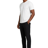 Witte Slim-Fit T-shirt voor Mannen