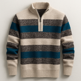 Gebreide herenpullover met rits