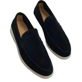 Klassieke suède herenloafers