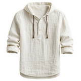Hoodie van Linnen Stof