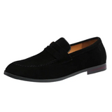 Zomerse suède herenloafers