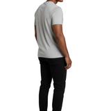 Heren T-shirt Slim-Fit in Zilveren Mist