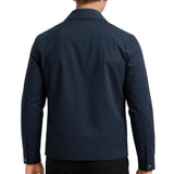 Donkerblauwe Casual Jas