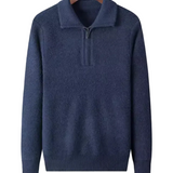 Gstaad Cashmere Trui met Halve Rits