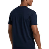 Heren T-Shirt Slim-Fit in Zeeblauwe Kleur