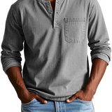 Vintage poloshirt voor heren