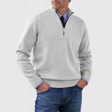 Elegante herentrui met halve rits