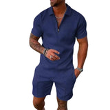 André - Set van Polo T-shirt en Shorts