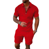 André - Set van Polo T-shirt en Shorts