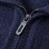 Gstaad Cashmere Trui met Halve Rits