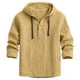 Hoodie van Linnen Stof