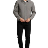 Grijze Suède Jas voor Mannen – Moderne Casual Jas
