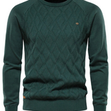 Heren trui met ruitpatroon V2