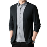 2-in-1 overhemd en cardigan