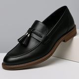 Leren herenloafers met kwastjes