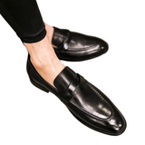 Elegante leren herenloafers