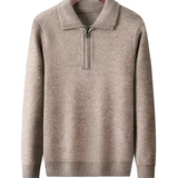 Gstaad Cashmere Trui met Halve Rits