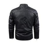 Retro Fleece Leren Voering Jas