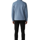 Lichtblauwe Suede Jas voor Mannen – Elegante en Universele Jas voor Elke Dag