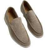 Klassieke suède herenloafers