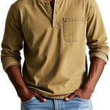 Vintage poloshirt voor heren