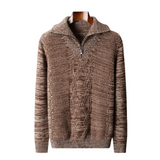 Sweter met rits Taranto Merino Wol