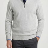 Elegante herentrui met halve rits