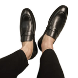 Elegante leren herenloafers