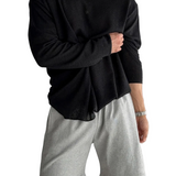 Gebreid T-shirt voor heren
