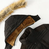 Elegante gewatteerde fleecejas voor de winter