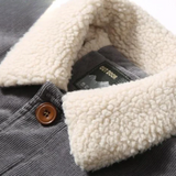 Winterjas van Fluwelen Materiaal
