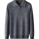 Gstaad Cashmere Trui met Halve Rits