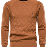 Heren trui met ruitpatroon V2