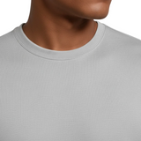 Heren T-shirt Slim-Fit in Zilveren Mist