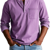 Vintage poloshirt voor heren