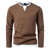 Alwin Premium Lange Mouwen T-shirt van Geperste Katoen