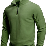 Sweater met lange mouwen en rits