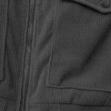 Heren Corduroy Jas – Grijs
