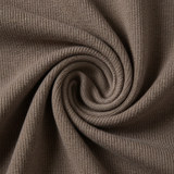 Heren sweater met halve rits en kraag – Taupe Bruin