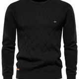 Heren trui met ruitpatroon V2