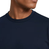 Heren T-Shirt Slim-Fit in Zeeblauwe Kleur