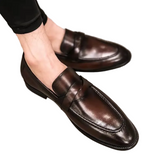 Elegante leren herenloafers