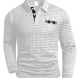 Polo Sweater met Vissen Vlecht