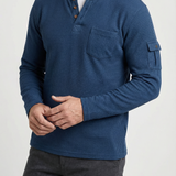 Modern herenoverhemd met lange mouwen