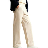Herens Chino's in Sandy Beige – Losse Pasvorm