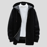 Elegant herenvest met capuchon