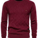 Heren trui met ruitpatroon V2