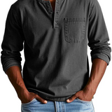 Vintage poloshirt voor heren